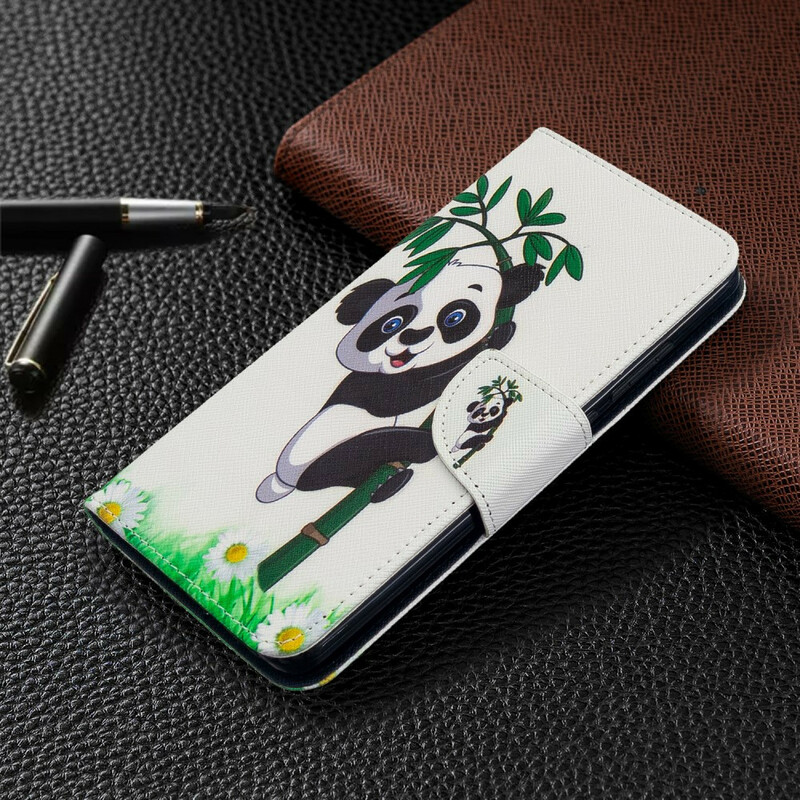Housse Xiaomi Redmi 8 Panda sur le Bambou
