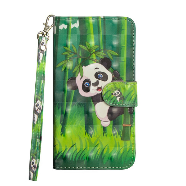 Housse Xiaomi Redmi Note 8T Panda et Bambou