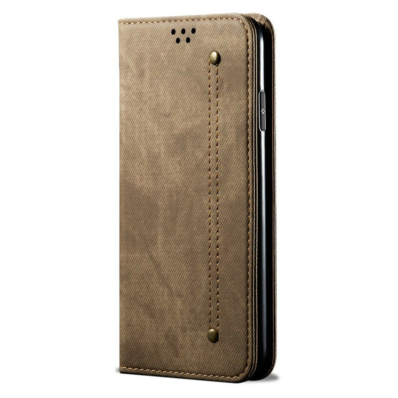 Flip Cover Xiaomi Redmi Note 8T Tissu Jeans Flip Cover Xiaomi Redmi Note 8T Tissu Jeans