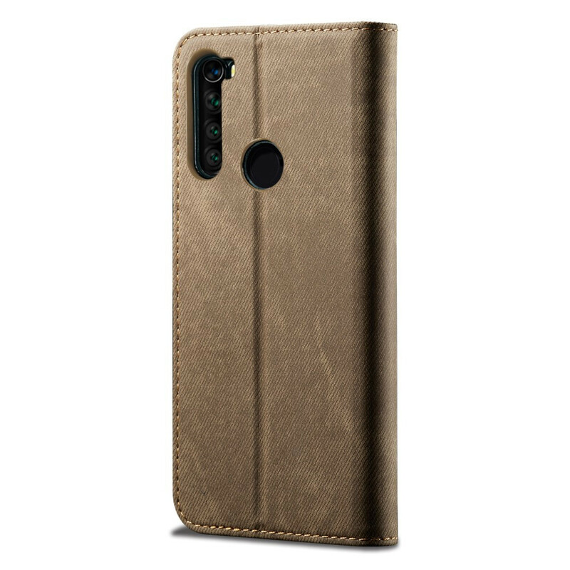 Flip Cover Xiaomi Redmi Note 8T Tissu Jeans Flip Cover Xiaomi Redmi Note 8T Tissu Jeans