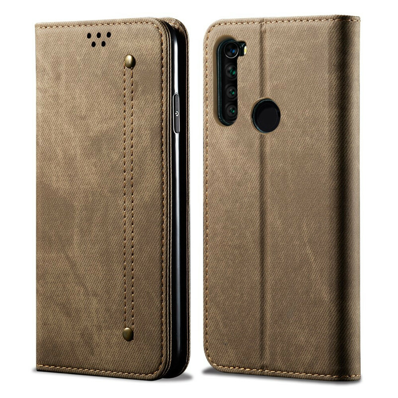 Flip Cover Xiaomi Redmi Note 8T Tissu Jeans Flip Cover Xiaomi Redmi Note 8T Tissu Jeans