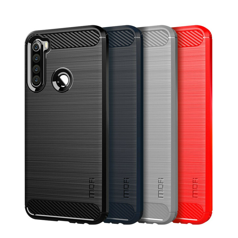 Coque Xiaomi Redmi Note 8T Fibre Carbone Brossée Mofi