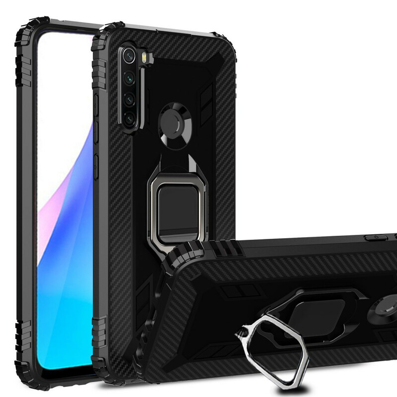 Coque Xiaomi Redmi Note 8T Ring et Fibre Carbone Coque Xiaomi Redmi Note 8T Ring et Fibre Carbone