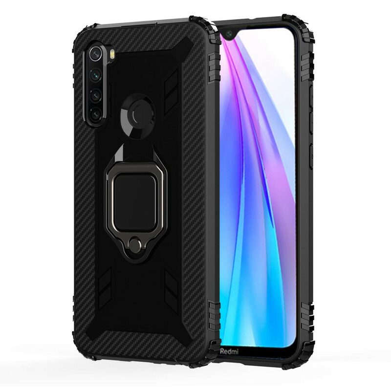 Coque Xiaomi Redmi Note 8T Ring et Fibre Carbone Coque Xiaomi Redmi Note 8T Ring et Fibre Carbone