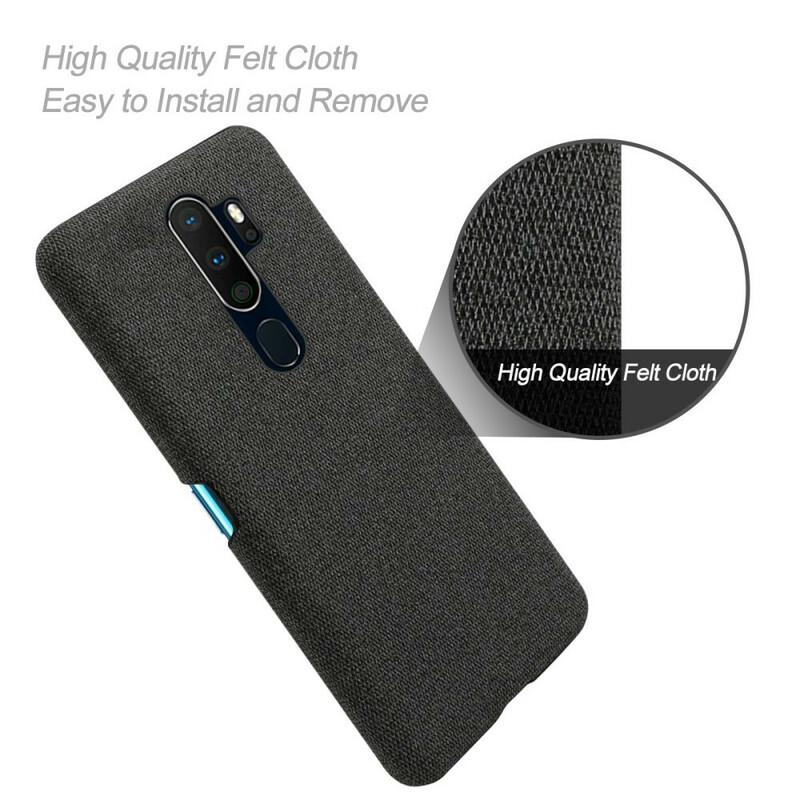 Coque Oppo A9 2020 Texture Tissu KSQ