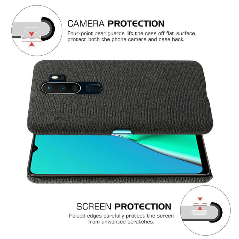 Coque Oppo A9 2020 Texture Tissu KSQ Coque Oppo A9 2020 Texture Tissu KSQ
