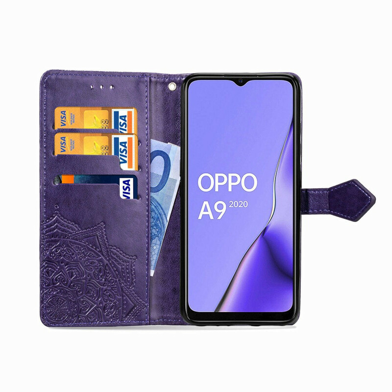 Housse Oppo A9 2020 Mandala Moyen Age