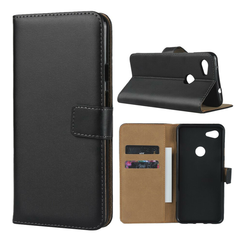 Housse Google Pixel 3A XL Invitation Véritable Cuir Housse Google Pixel 3A XL Invitation Véritable Cuir