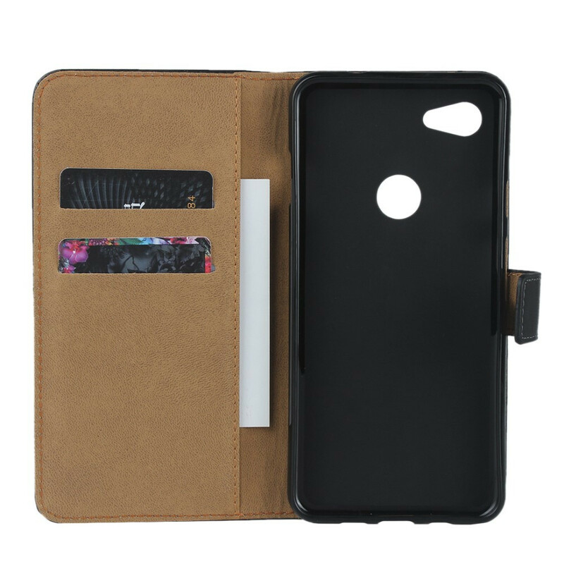 Housse Google Pixel 3A XL Invitation Véritable Cuir Housse Google Pixel 3A XL Invitation Véritable Cuir