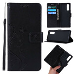 Housse Sony Xperia 5 Papillons et Fleurs Housse Sony Xperia 5 Papillons et Fleurs