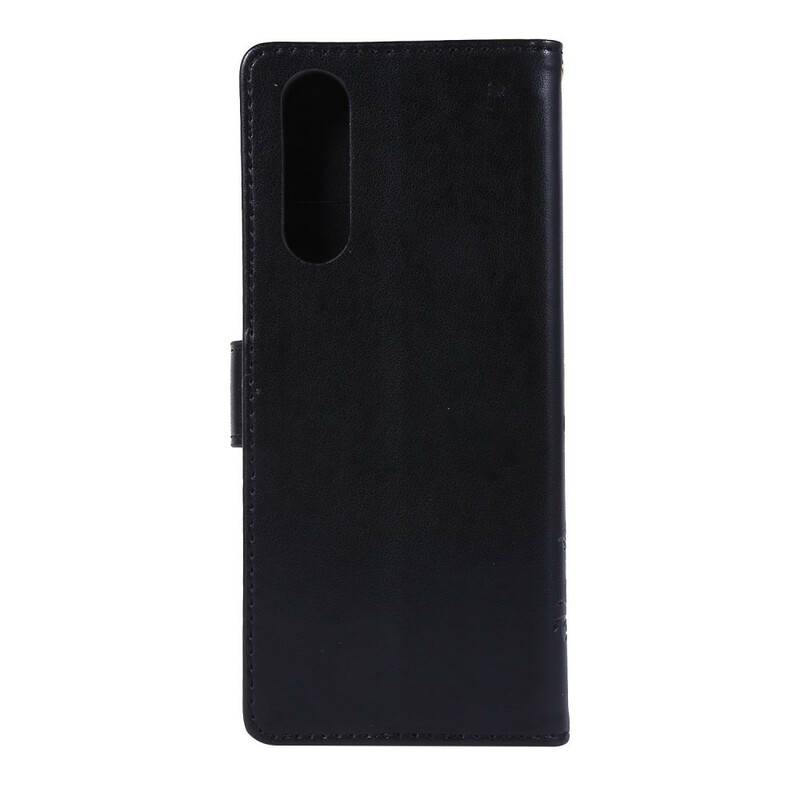 Housse Sony Xperia 5 Papillons et Fleurs Housse Sony Xperia 5 Papillons et Fleurs