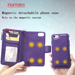 Housse iPhone 8 / 7 / 6S / 6 Coque Détachable Portefeuille