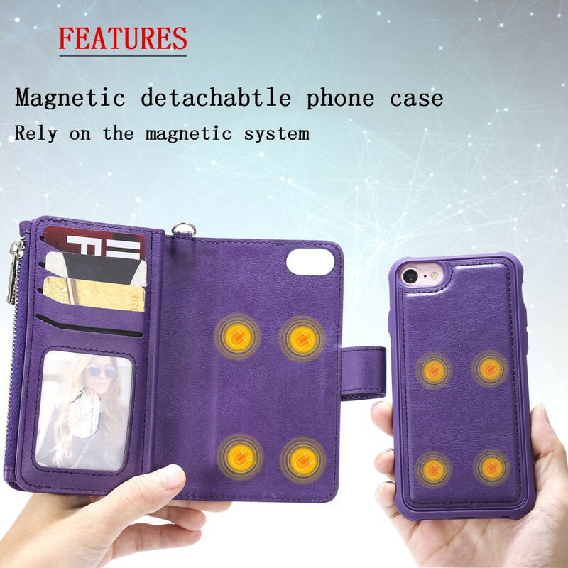 Housse iPhone 8 / 7 / 6S / 6 Coque Détachable Portefeuille