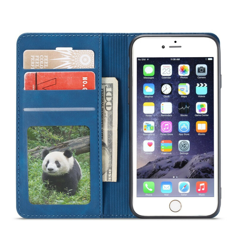 Flip Cover iPhone 8 Plus / 7 Plus Simili Cuir FORWENW Flip Cover iPhone 8 Plus / 7 Plus Simili Cuir FORWENW