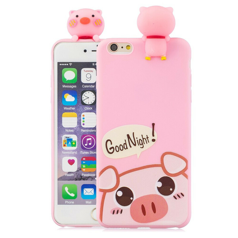 Coque iPhone 6/6S Apollon le Cochon 3D