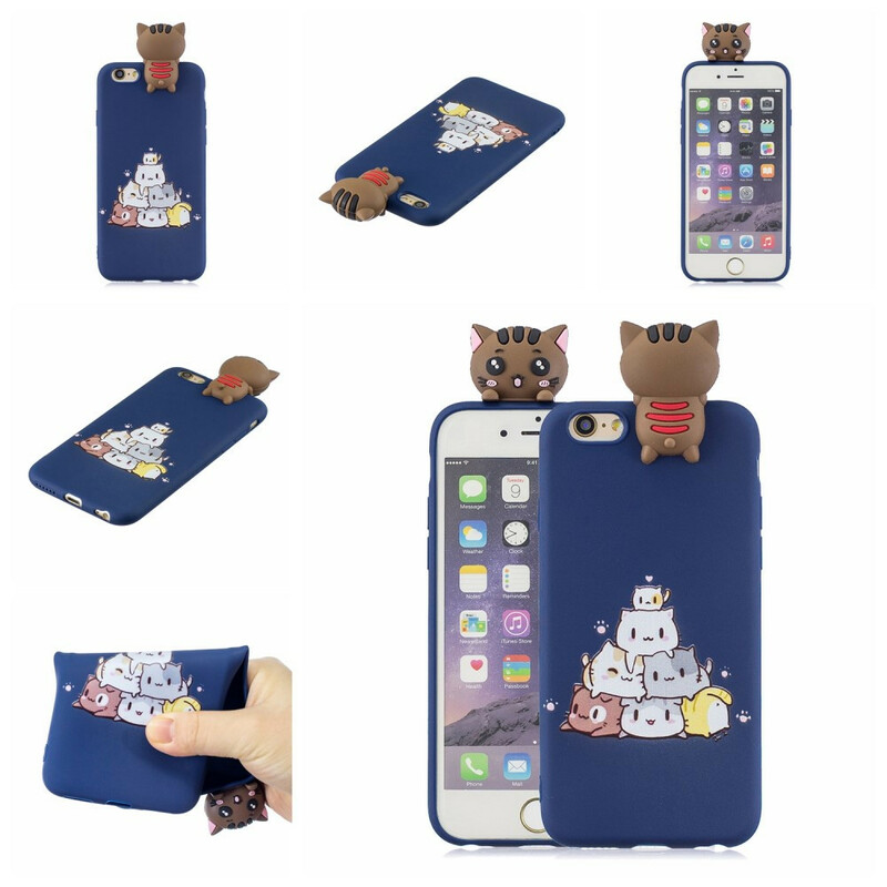 Coque iPhone 6/6S Chats 3D Coque iPhone 6/6S Chats 3D