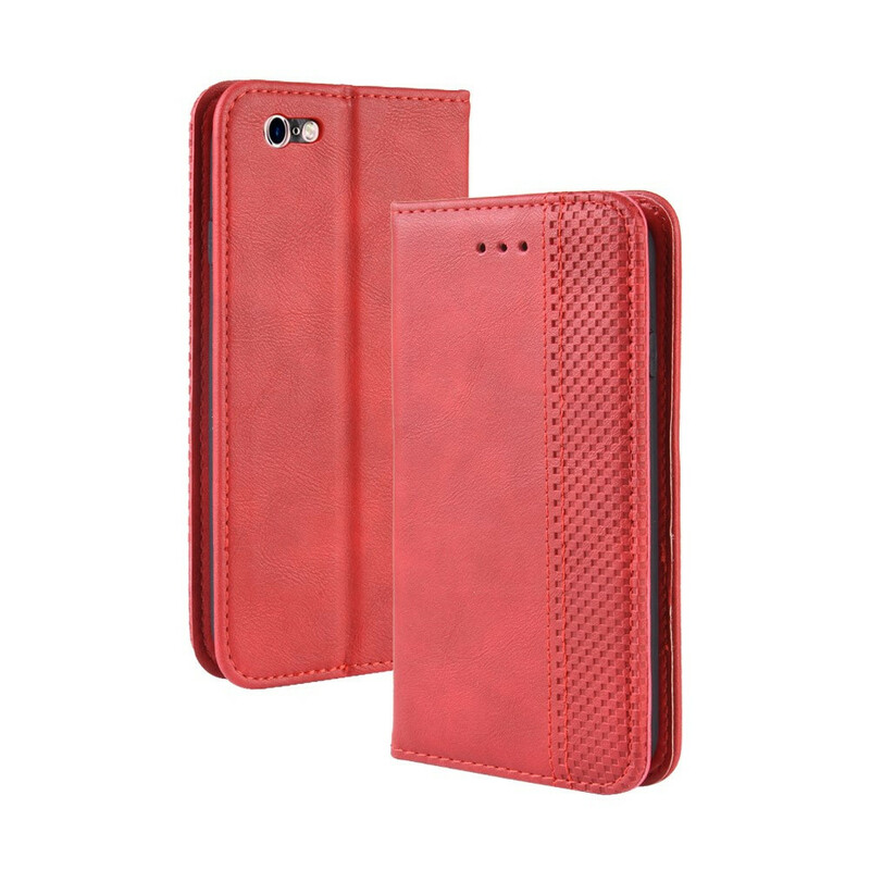 Flip Cover iPhone 6/6S Effet Cuir Vintage Stylisé Flip Cover iPhone 6/6S Effet Cuir Vintage Stylisé