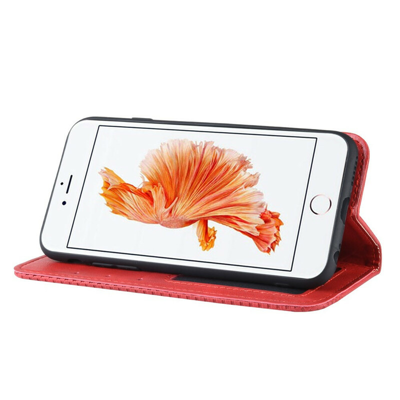 Flip Cover iPhone 6/6S Effet Cuir Vintage Stylisé Flip Cover iPhone 6/6S Effet Cuir Vintage Stylisé