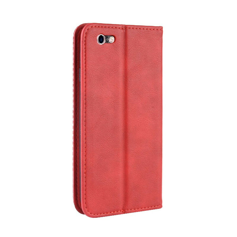 Flip Cover iPhone 6/6S Effet Cuir Vintage Stylisé Flip Cover iPhone 6/6S Effet Cuir Vintage Stylisé