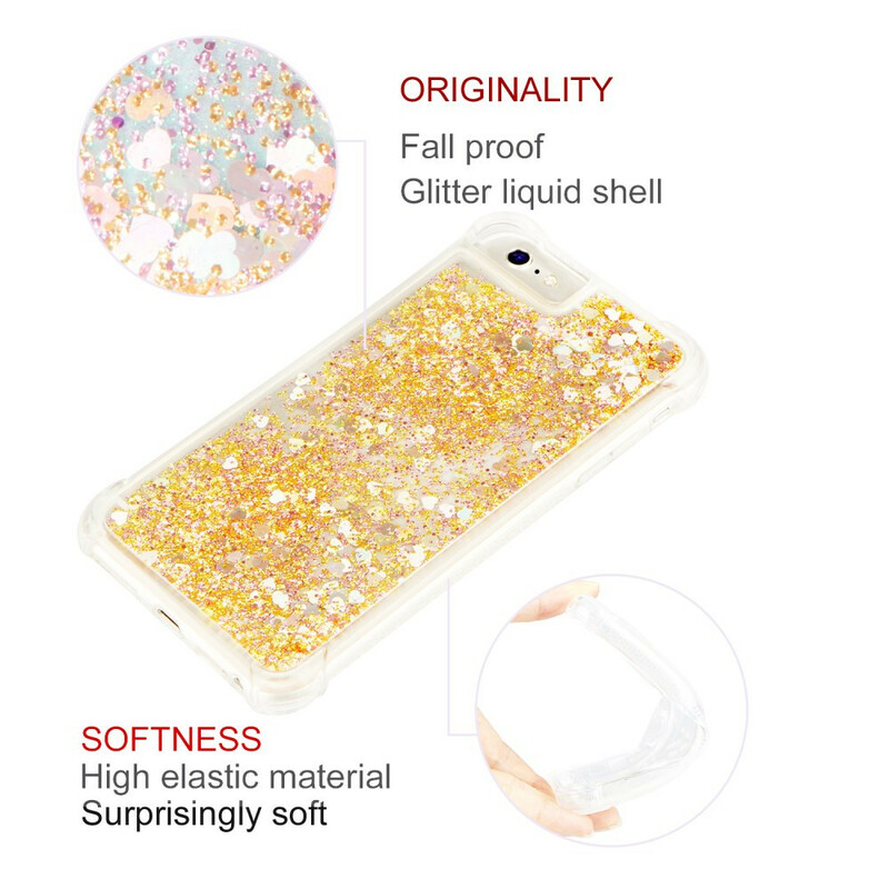 Coque iPhone 6/6S Désires Paillettes