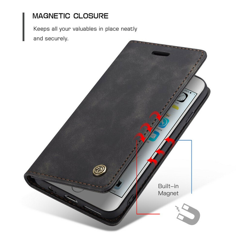 Flip Cover iPhone 6/6S CASEME Simili Cuir Flip Cover iPhone 6/6S CASEME Simili Cuir