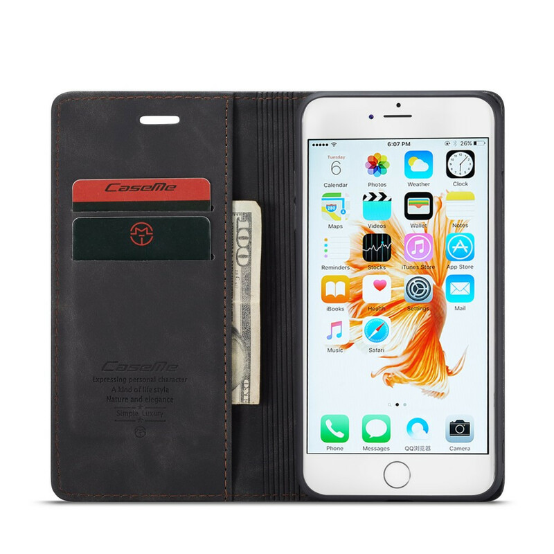 Flip Cover iPhone 6/6S CASEME Simili Cuir Flip Cover iPhone 6/6S CASEME Simili Cuir