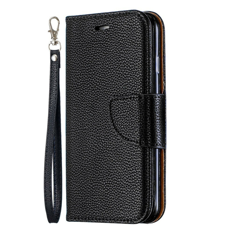 Housse iPhone 6/6S Effet Cuir Litchi Coloré à Lanière Housse iPhone 6/6S Effet Cuir Litchi Coloré à Lanière