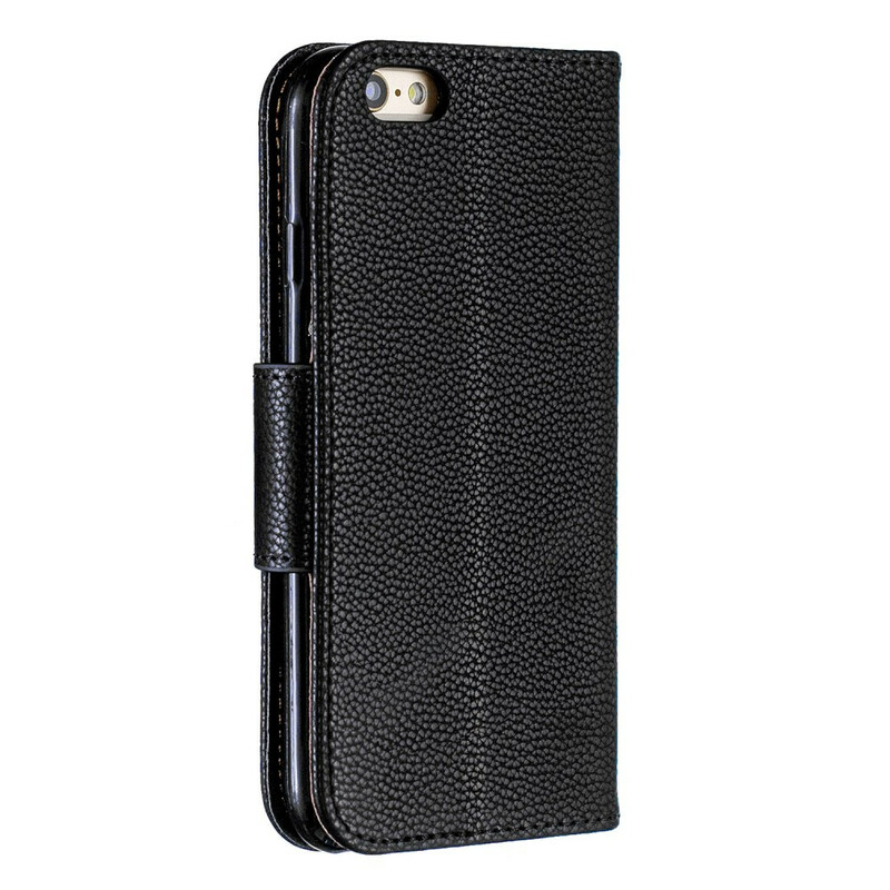 Housse iPhone 6/6S Effet Cuir Litchi Coloré à Lanière Housse iPhone 6/6S Effet Cuir Litchi Coloré à Lanière