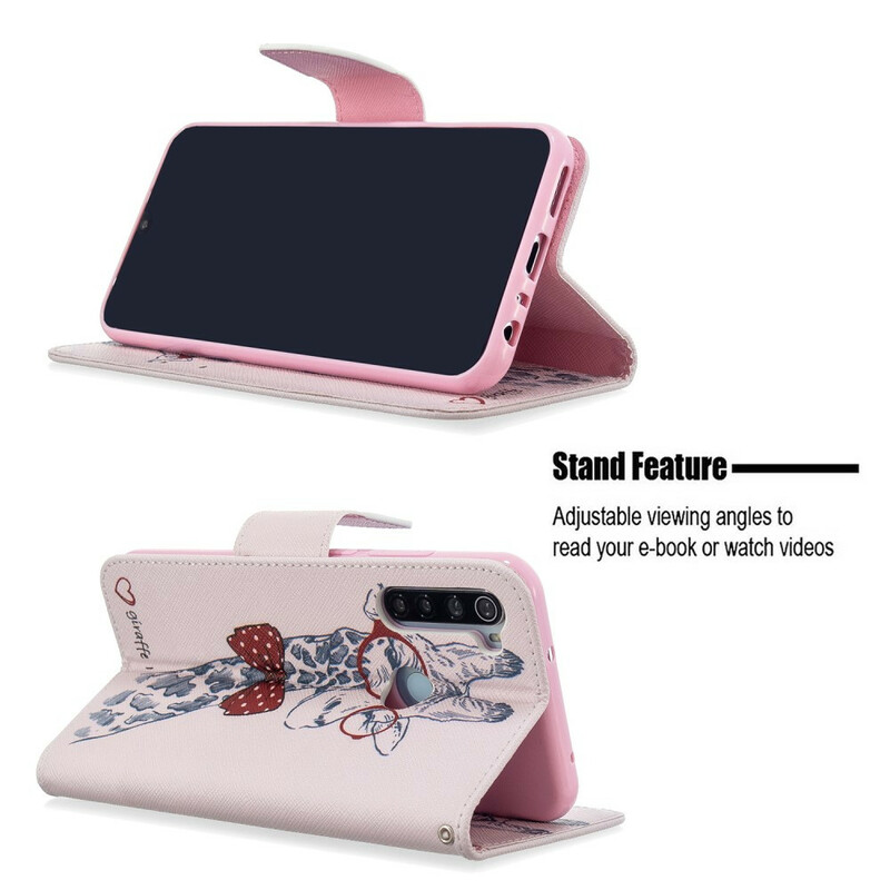 Housse Xiaomi Redmi Note 8T Girafe Intello Housse Xiaomi Redmi Note 8T Girafe Intello