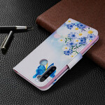 Housse Xiaomi Redmi Note 8T Papillons et Fleurs Peints Housse Xiaomi Redmi Note 8T Papillons et Fleurs Peints