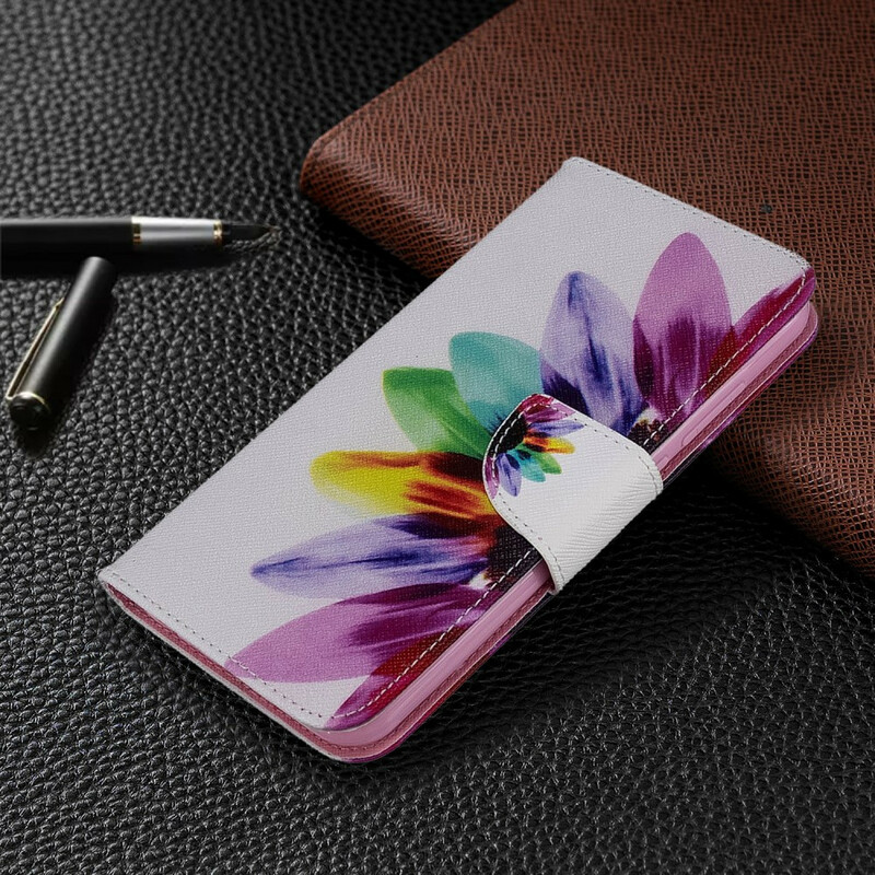 Housse Xiaomi Redmi Note 8T Fleur Aquarelle