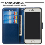 Housse iPhone 6/6S Effet Cuir Pure Color à Lanière