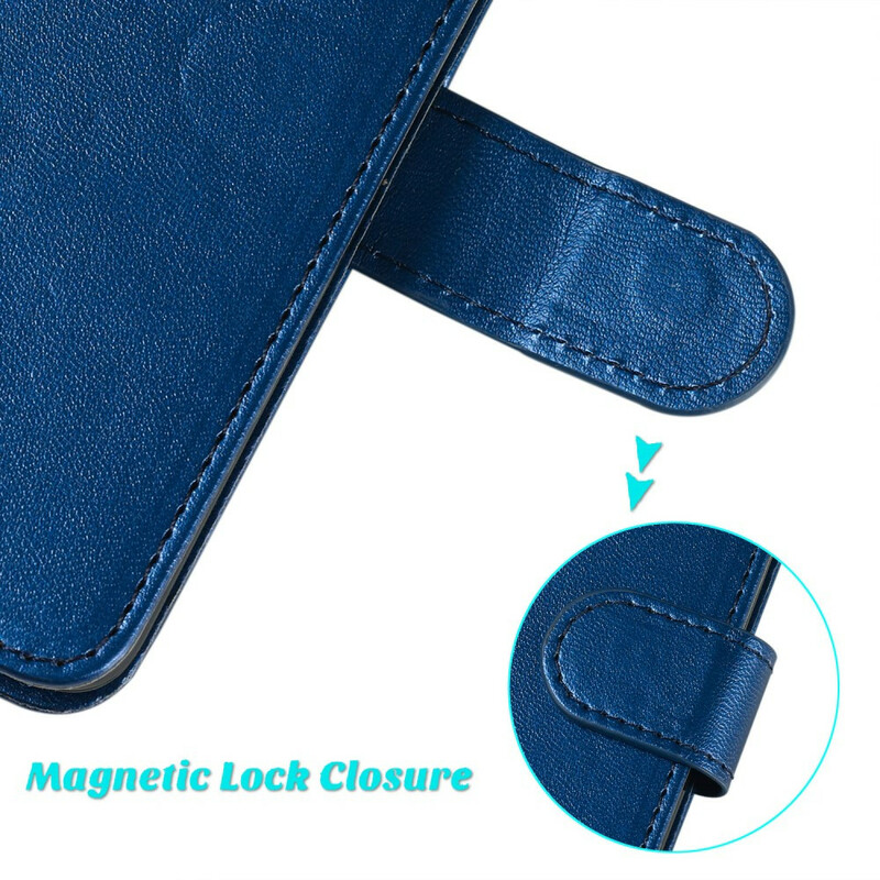 Housse iPhone 6/6S Effet Cuir Pure Color à Lanière