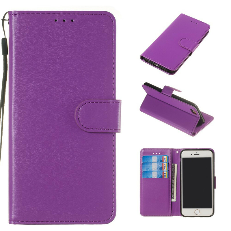 Housse iPhone 6/6S Effet Cuir Pure Color à Lanière Housse iPhone 6/6S Effet Cuir Pure Color à Lanière