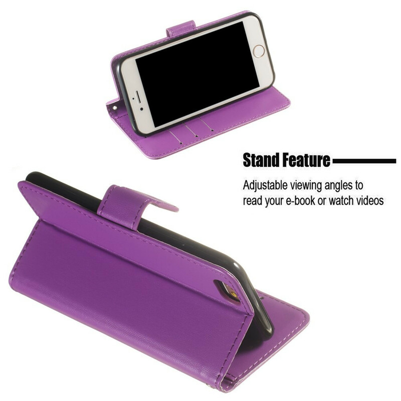 Housse iPhone 6/6S Effet Cuir Pure Color à Lanière Housse iPhone 6/6S Effet Cuir Pure Color à Lanière
