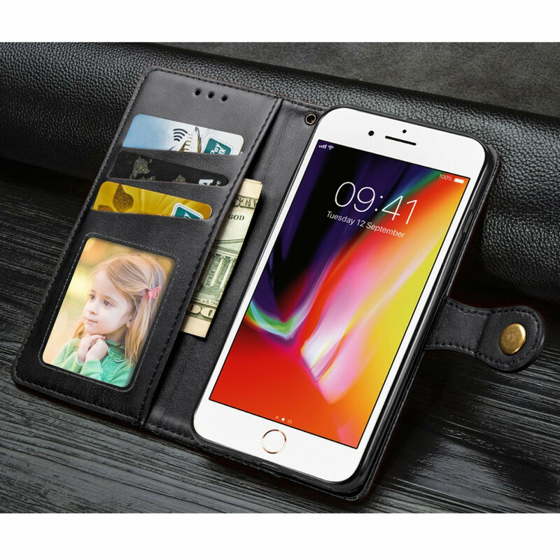 Housse iPhone 6/6S Simili Cuir et Fermoir Vintage Housse iPhone 6/6S Simili Cuir et Fermoir Vintage