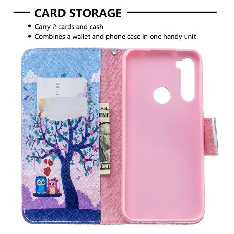 Housse Xiaomi Redmi Note 8T Hiboux Sur La Balancoire Housse Xiaomi Redmi Note 8T Hiboux Sur La Balancoire