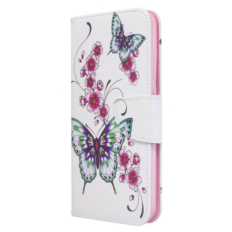 Housse Xiaomi Redmi Note 8T Merveilleux Papillons