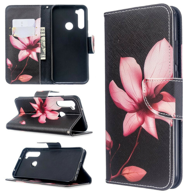 Housse Xiaomi Redmi Note 8T Fleur Rose