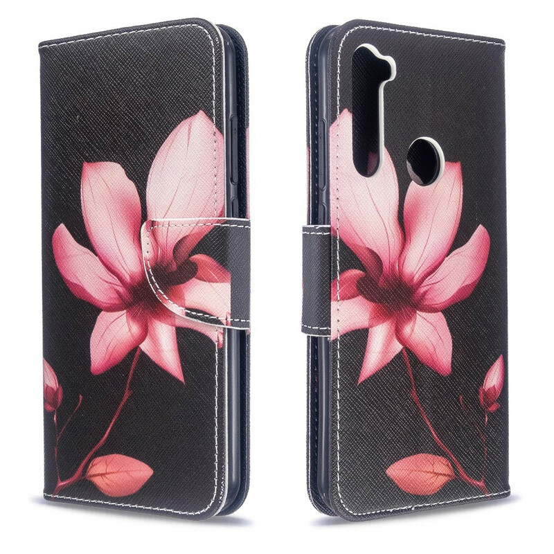 Housse Xiaomi Redmi Note 8T Fleur Rose