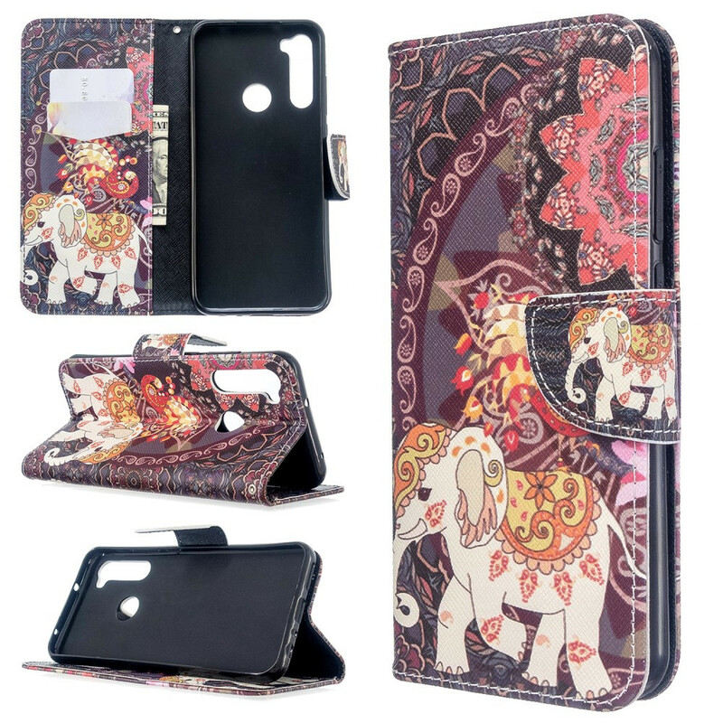 Housse Xiaomi Redmi Note 8T Éléphants Indiens