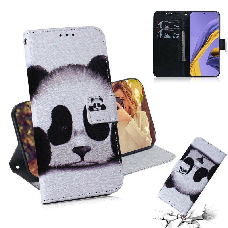 Housse Samsung Galaxy A51 Face de Panda