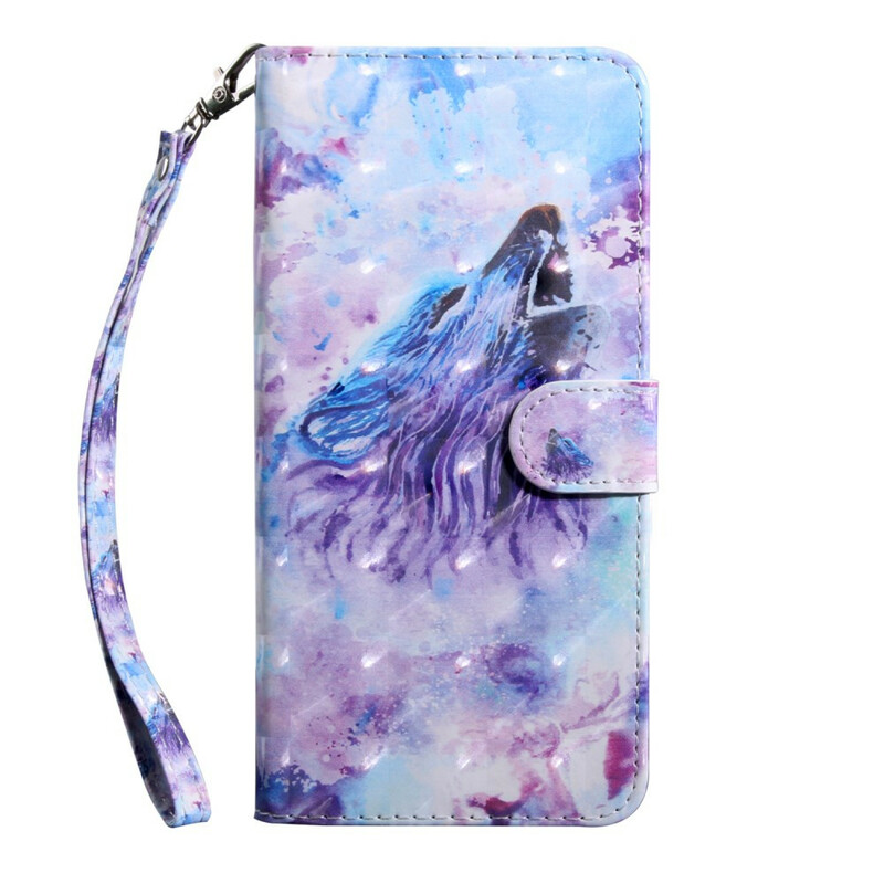 Housse Samsung Galaxy A51 Loup Aquarelle Housse Samsung Galaxy A51 Loup Aquarelle