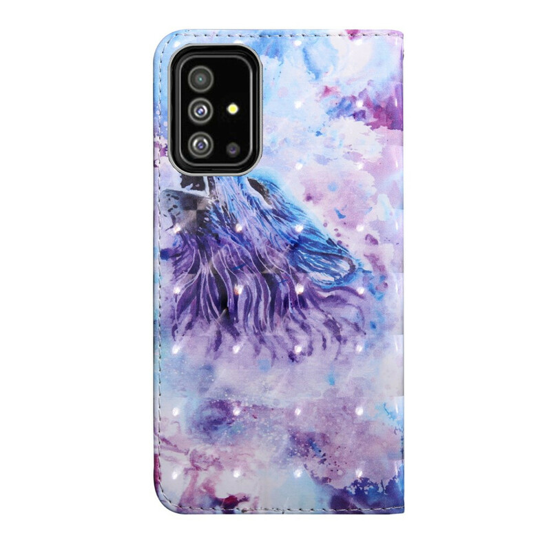 Housse Samsung Galaxy A51 Loup Aquarelle Housse Samsung Galaxy A51 Loup Aquarelle