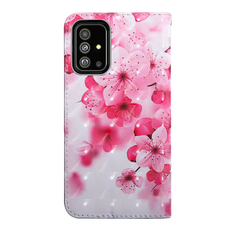 Housse Samsung Galaxy A51 Fleurs Roses Housse Samsung Galaxy A51 Fleurs Roses