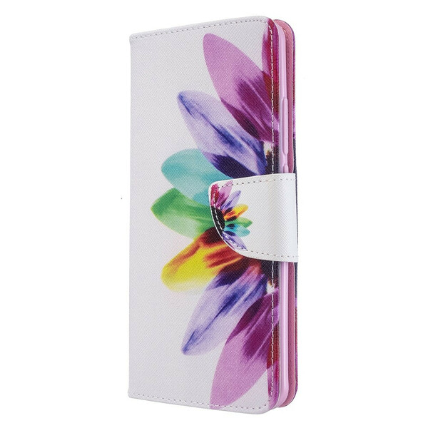 Housse Xiaomi Mi Note 10 Fleur Aquarelle