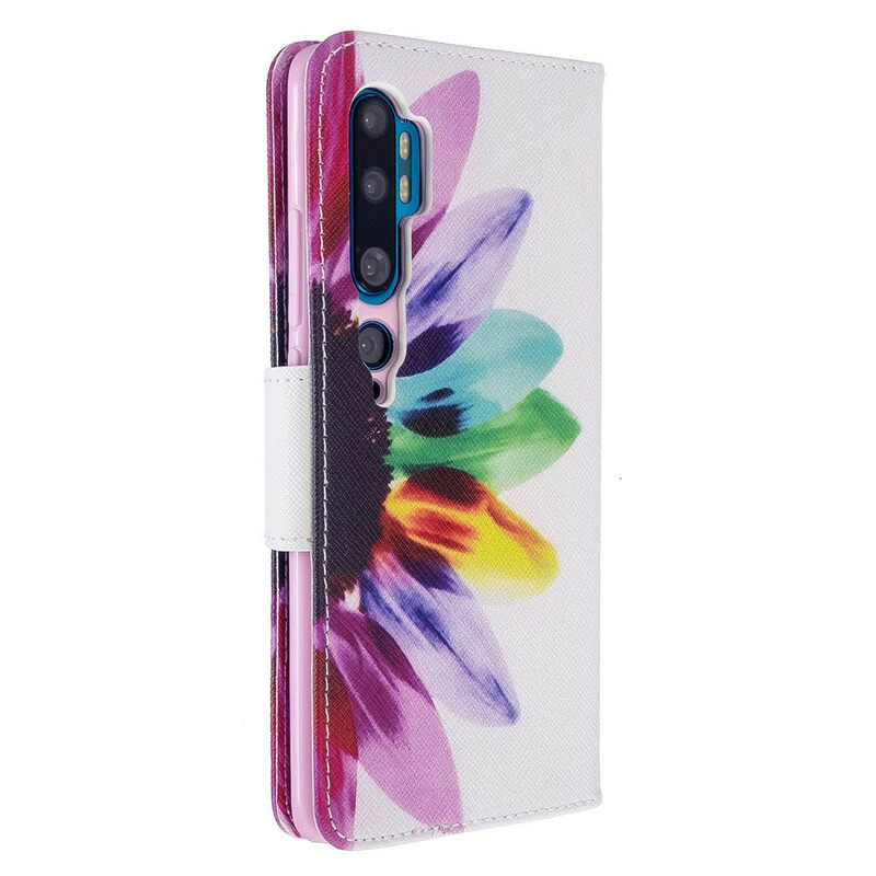 Housse Xiaomi Mi Note 10 Fleur Aquarelle Housse Xiaomi Mi Note 10 Fleur Aquarelle