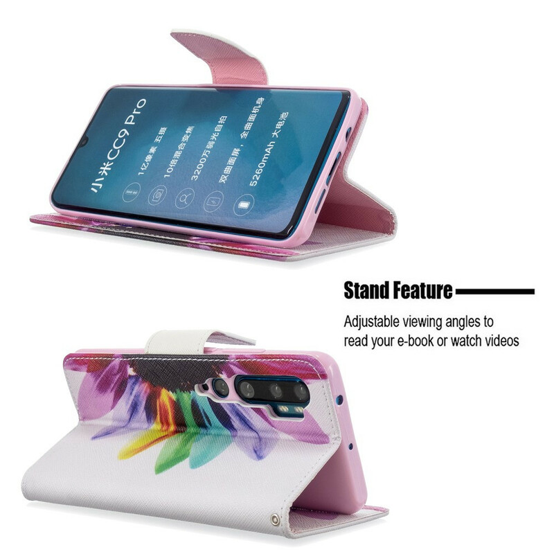 Housse Xiaomi Mi Note 10 Fleur Aquarelle Housse Xiaomi Mi Note 10 Fleur Aquarelle