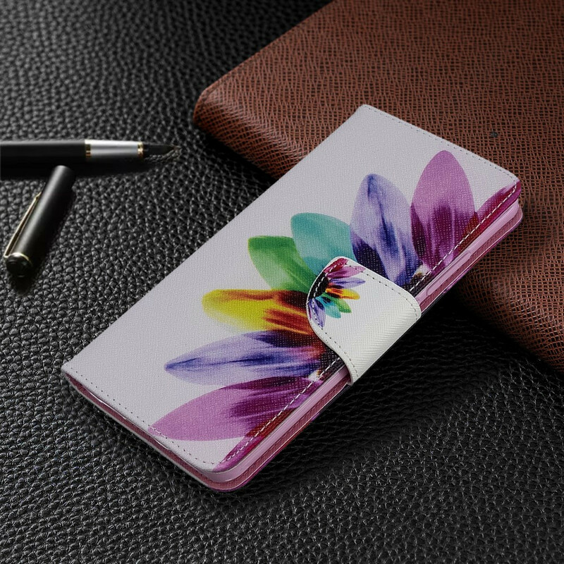 Housse Xiaomi Mi Note 10 Fleur Aquarelle Housse Xiaomi Mi Note 10 Fleur Aquarelle
