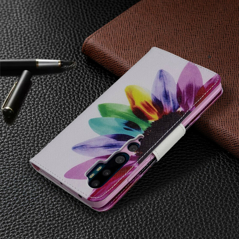 Housse Xiaomi Mi Note 10 Fleur Aquarelle Housse Xiaomi Mi Note 10 Fleur Aquarelle
